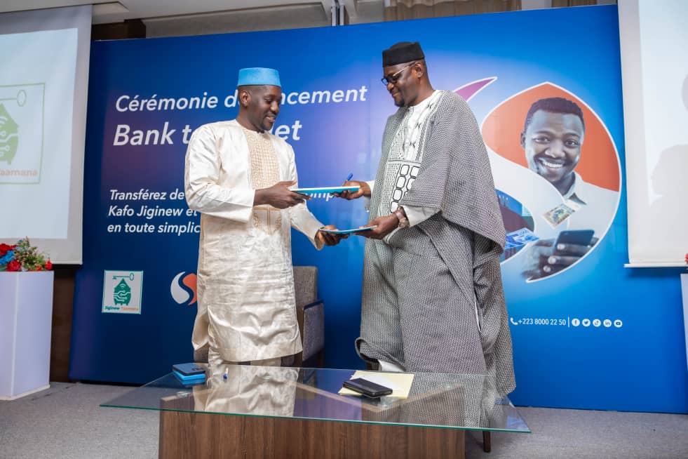 Digitalisation des moyens de paiement : Sama Money et Kafo Jiginew scellent un partenariat dénommé Bank to Wallet